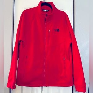 The North Face men’s red fleece jacket NWOT size L